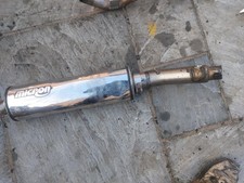 MICRON EXHAUST CAN WITH LIKE PIPE 