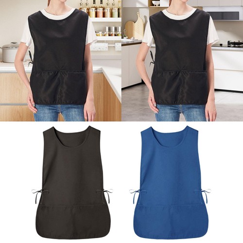Smock apron vested with - apron,