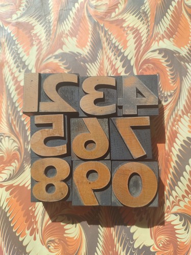 Wooden letterpress printing - wooden,