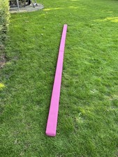 Slim Gym Gymnastics Pink Folding Balance Beam. 12ft/3.5m
