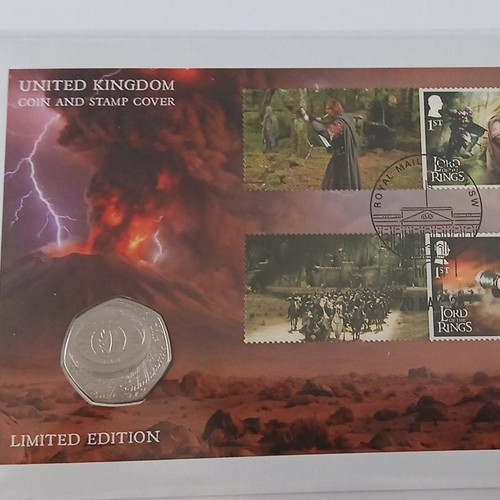 Westminster lotr coin stamp - &,