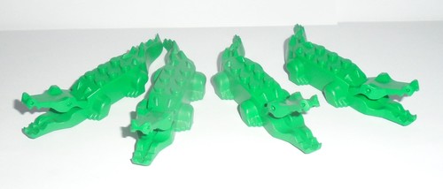 Lego light green alligator - lego,