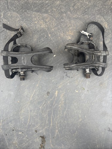 Bike pedals with - pedals, toe