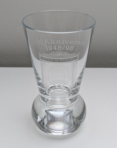 Vintage masonic firing glass - masonic,