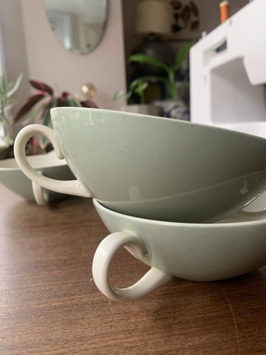 Poole pottery soup - pottery,