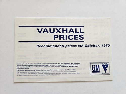 Vauxhall viva vx4 ventora - viva, vx4/90