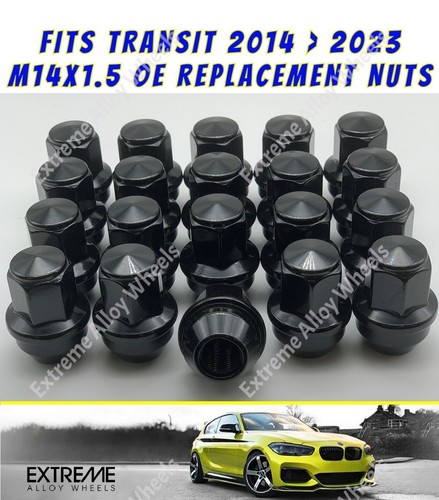 Black alloy wheel nuts - black,