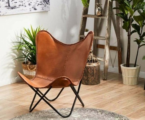 Pcs tan leather butterfly - pcs,