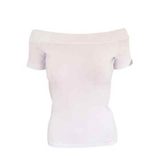 50s Off The Shoulder Top GREASE HAIRSPRAY COSTUME Pink Ladies UK Stripe BARDOT