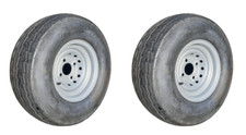 2 X TRAILER WHEELS AND TYRES 20.5 X 8.0-10 ATV ON ROAD / OFF ROAD 100MM PCD