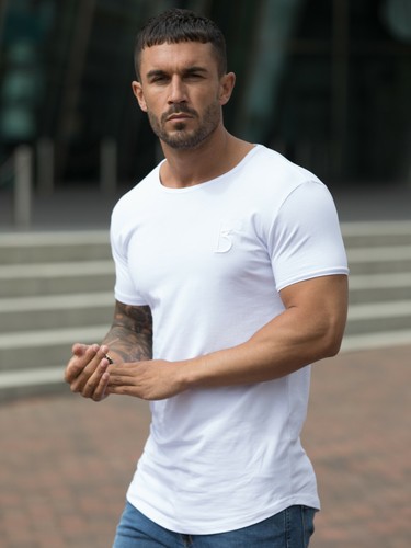 Mens slim fit shirt muscle - t,