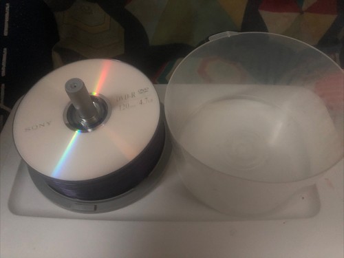 Blank sony cds - and, case