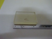 OPTICAL DIFFUSER [one side polished] GLASS SLAB LASER OPTICS BIN#W5-A-27