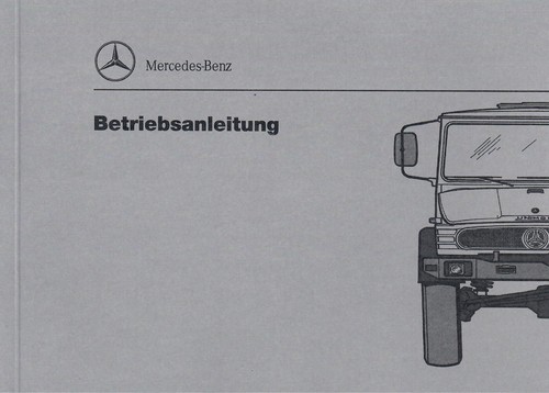 Operating instructions unimog - operating,