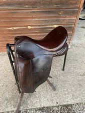 Ideal Jessica Dressage Saddle Brown 17 1/2" MW