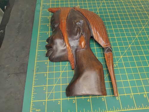 Vintage tribal african carved - vintage,