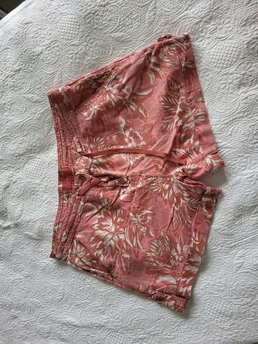 Vintage linen floral shorts - vintage,