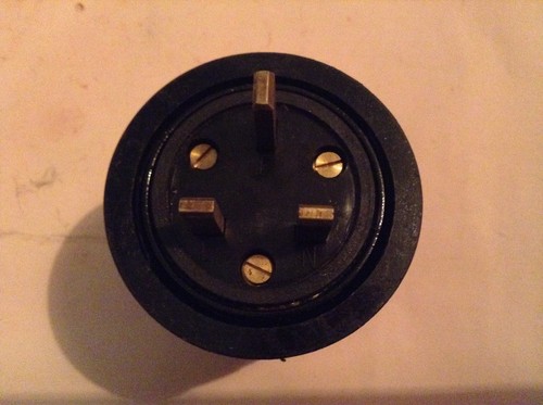 Bakelite amp plug for - bakelite, 13