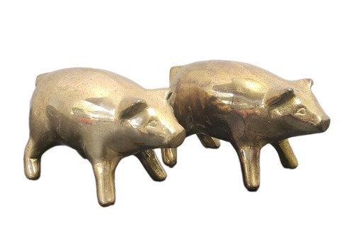 Vintage small pair solid - pair, of