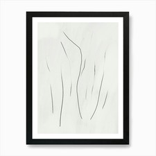 Drawing Of A Woman Art Print