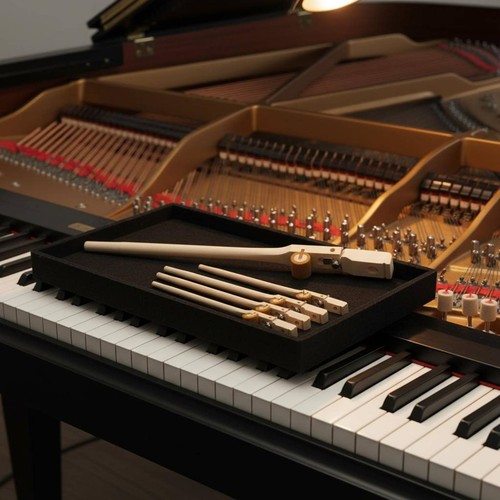 Grand piano hammer shank - piano,