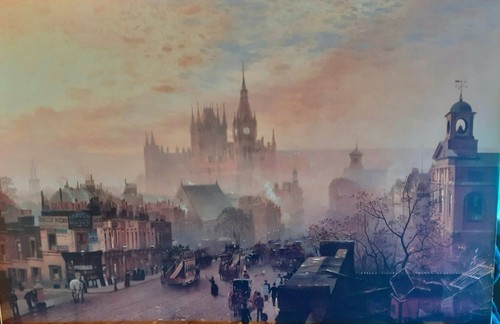 Vintage reproduction print - vintage,