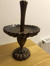 Vintage Carved Wooden Epergne
