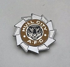 RARE HULL CITY VINTAGE INSERT PIN BADGE
