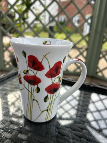 Tall pretty poppy mug - tall,