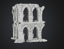 Ruined Wall Terrain –