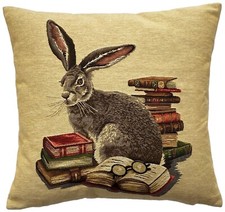 RABBIT HARE WITH BOOKS 18"