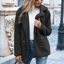 Womens Fleece Fluffy Jacket