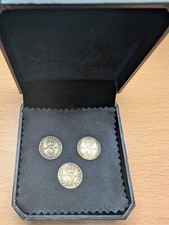 3x George V Silver Threepence