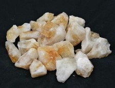 Raw Citrine Gemstones Rough Cut Crystals Chunks 1"-2" Size 50-70 Pieces 1KG