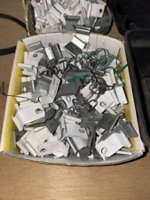 Metal Suspended Ceiling Clips,heavy  Hangers, Hooks Sets of  50 white or  silver