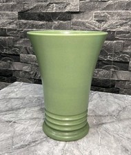 Pearson's of Chesterfield Vintage Stoneware Large 23cm Vase/Jar Green VGC Rare