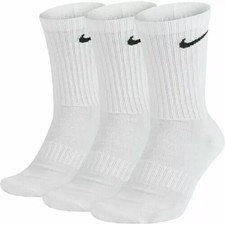 NIKE SOCKS 3 PAIRS PACK - LIGHTWEIGHT CREW ANKLE MENS WOMENS SPORTS UK.