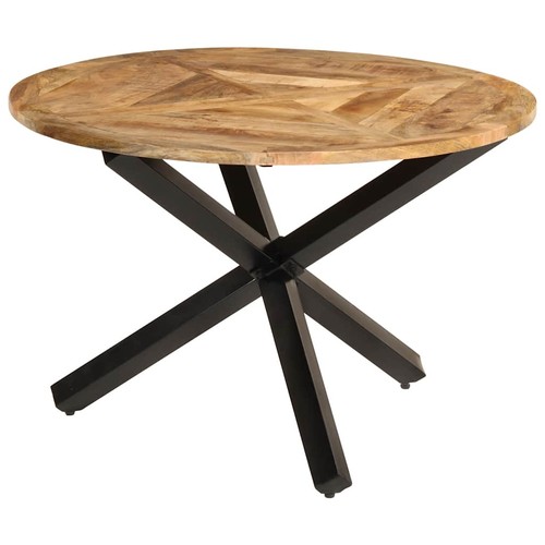 Solid mango wood dining table - wood,
