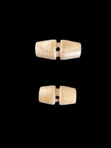 Wooden toggle buttons 1 hole - toggle,