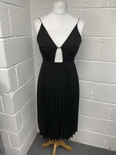 ASOS Black Strappy Midi Dress
