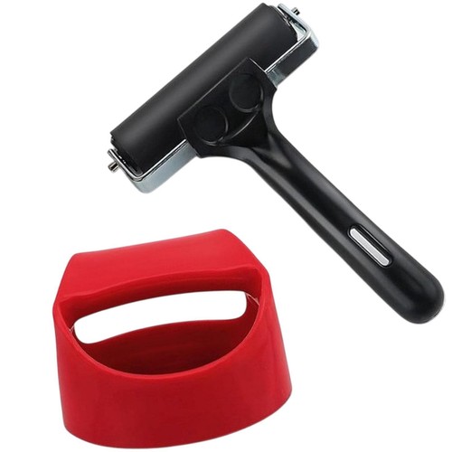 Rubber roller brayer - rubber, block