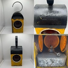Vintage Chalwyn Paraffin Roadworks Warning Lamp/Light/Lantern  used with burner