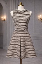 Christmas Mini Dress Black