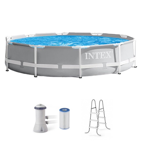 Above ground swimming pool - above,