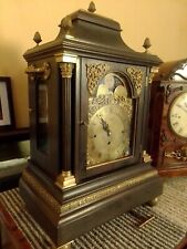Bracket clock  thwaites & reed moon roller brass dial 8 bell triple fusee .
