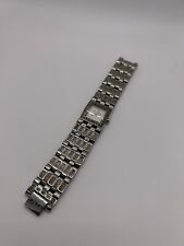 D&G Dolce & Gabbana Time Silver Tone Crystal Rectangle Watch