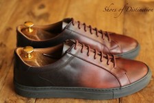 Oliver Sweeney Faggeto Burnished Leather Shoes Trainers Sneakers Men's UK 7 US 8