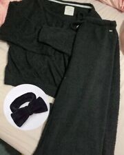 Black Mrs Hinch Lounge Wide Leg Super Soft Off Shoulder,Headband 8/10 Worn Once.