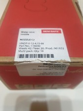 Danfoss Sem-safe  Water Mist Nozzle CJ-57. HNDP-0-12-4.15-68 .QTY 10 