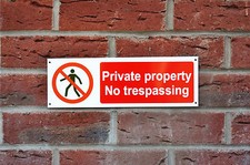 PRIVATE PROPERTY NO